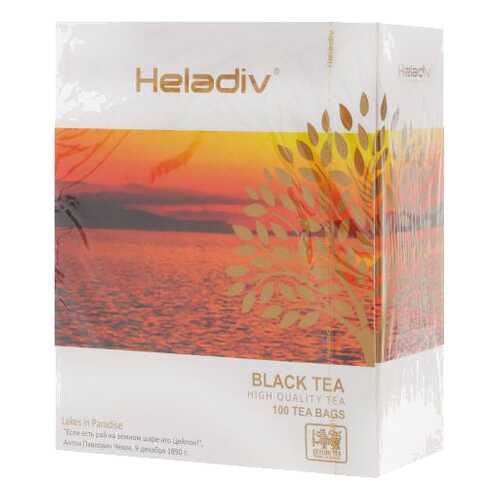 Чай Heladiv HQ black tea 100 пакетиков в Лукойл