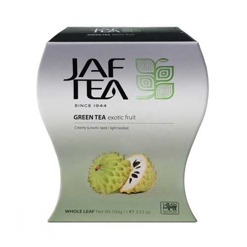 Чай Jaf Tea Green Tea Exotic Fruit зеленый с саусепом 100 г в Лукойл