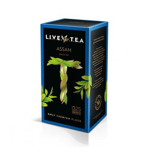 Чай Live Tea Assam черный 25 пакетиков в Лукойл