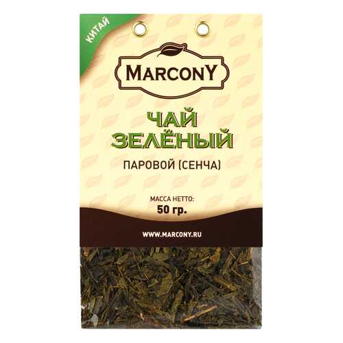 Чай Marcony зеленый паровой сенча 50 г в Лукойл