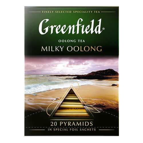 Чай оолонг в пирамидках Greenfield Milky Oolong 20 пакетиков в Лукойл