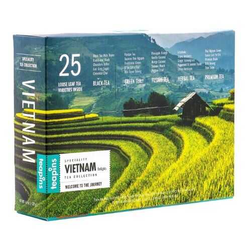 Чай подарочный Teapins Sense Asia Vietnam Delights листовой ассорти 25 чаев в Лукойл