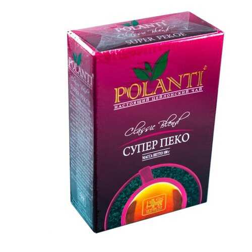 Чай Поланти Супер Пеко 100 грамм черный в Лукойл