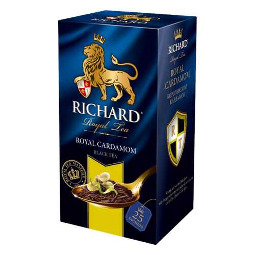 Чай Richard Royal Cardamom черный с добавками 25 пакетиков в Лукойл