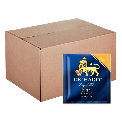 Чай Richard Royal Ceylon, черный листовой, 200 пакетиков по 2 гр в Лукойл