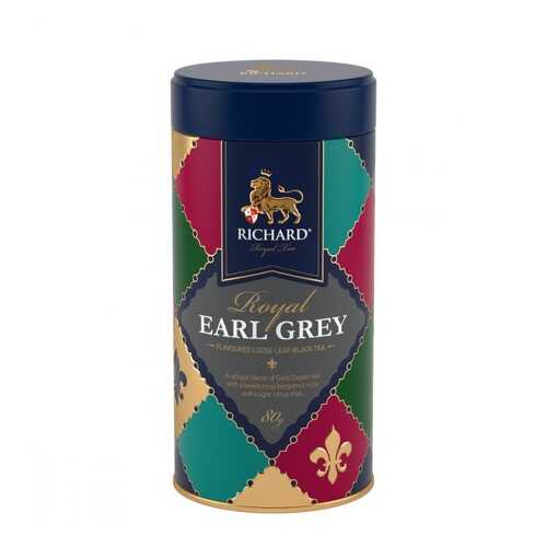 Чай Richard Royal Earl Grey черный листовой 80 г в Лукойл