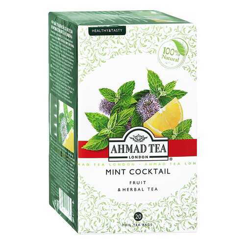 Чай травяной Ahmad tea mint cocktail 20 пакетиков в Лукойл