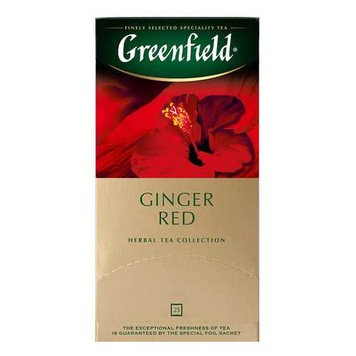 Чай травяной Greenfield Ginger Red 25 пакетиков в Лукойл