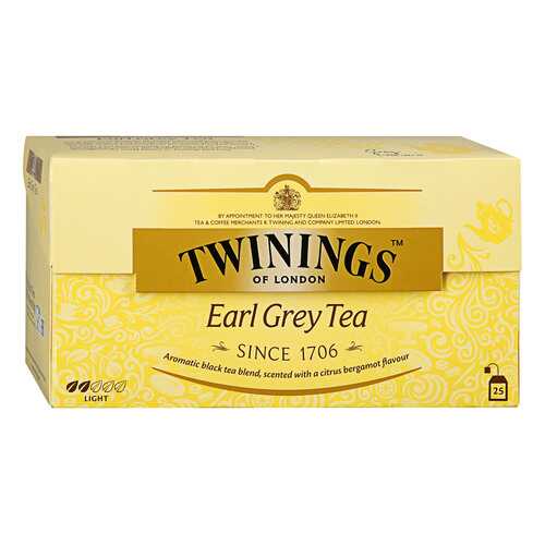 Чай Twinings черный бергамот 25*2 г в Лукойл