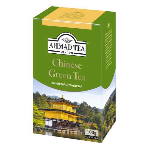 Чай зеленый Ahmad Tea китайский 100 г в Лукойл