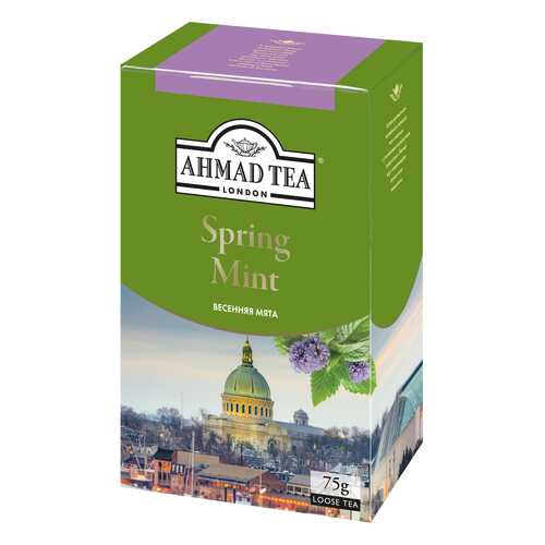 Чай зеленый Ahmad Tea spring mint 75 г в Лукойл