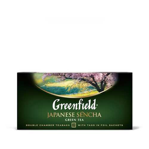 Чай зеленый Greenfield Japanese Sencha 25 пакетиков в Лукойл