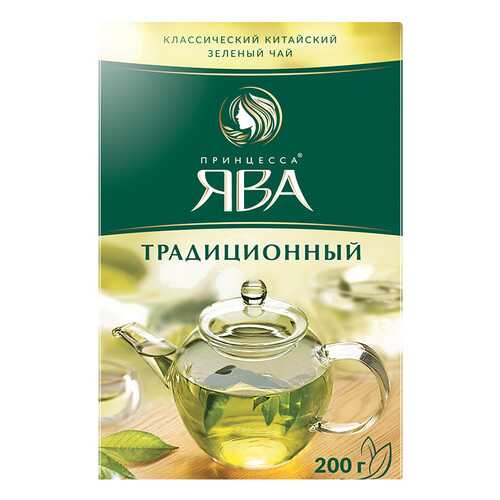 Чай зеленый листовой Принцесса Ява Традиционный 200 г в Лукойл