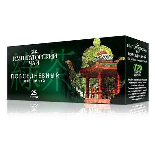 Чай зеленый мелкий повседневный пакетированный 25*1.7 г в Лукойл