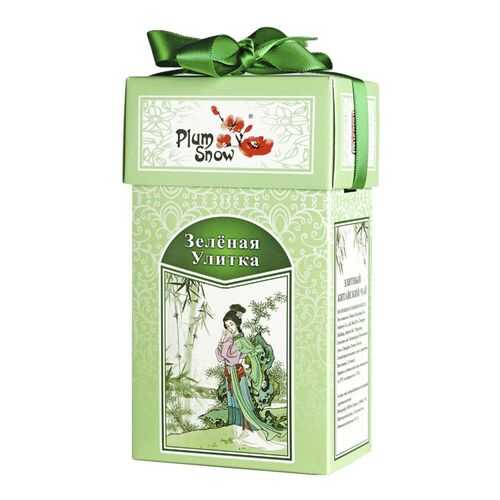 Чай зеленый Plum Snow зеленая улитка 100 г в Лукойл