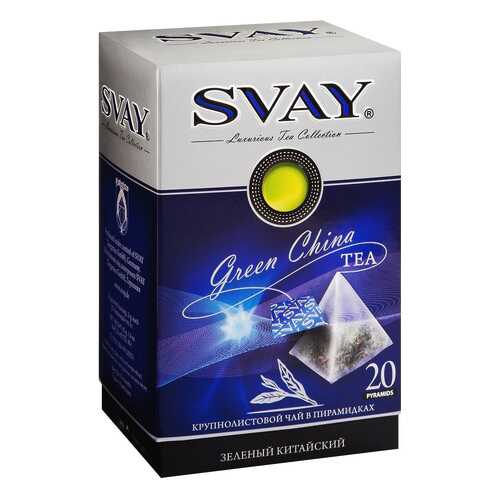 Чай зеленый Svay green china китайский 20 пакетиков в Лукойл