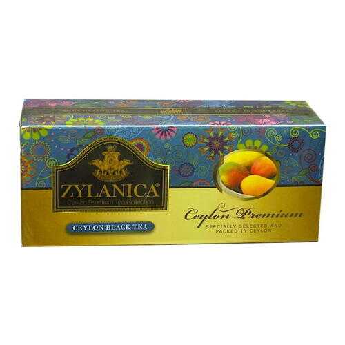 Чай Zylanica Ceylon Premium черный байховый с манго 25 пакетиков в Лукойл
