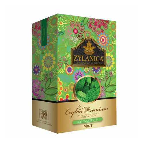 Чай Zylanica Ceylon Premium зеленый листовой с мятой 100 г в Лукойл