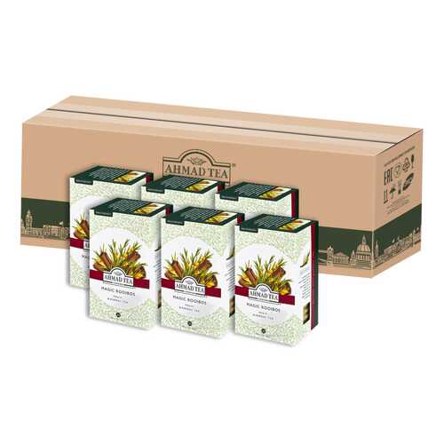 Травяной чай Ahmad Tea с корицей Мэджик ройбуш в пакетиках 20х1,5г - 6 штук в Лукойл