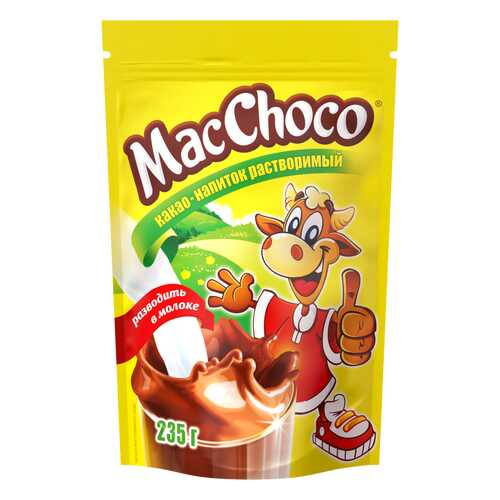Какао-напиток растворимый т.з. MacChoco, д/пак 235г*24 в Лукойл