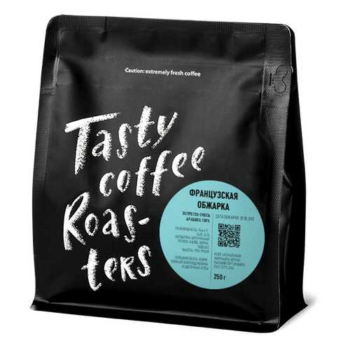 Эспрессо Французская обжарка в зернах, 250 грамм Tasty Cofee в Лукойл