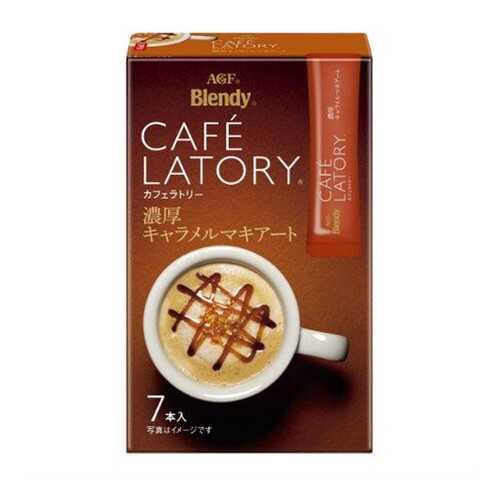 Кофе AGF Cafe Latory карамель-маккиато в стиках 7*11 г в Лукойл