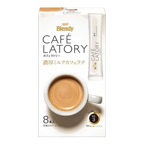 Кофе AGF Cafe Latory растворимый с молоком латте в стиках 8*10 г в Лукойл