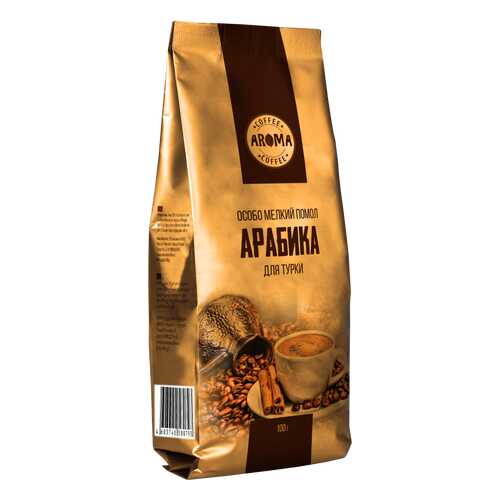 Кофе Aroma Арабика для турки, молотый, 100 гр в Лукойл