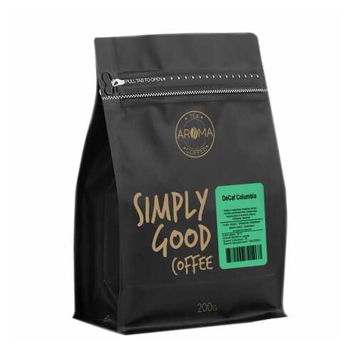 Кофе Aroma DeCaf Columbia, без кофеина, арабика в зёрнах, 200 гр в Лукойл