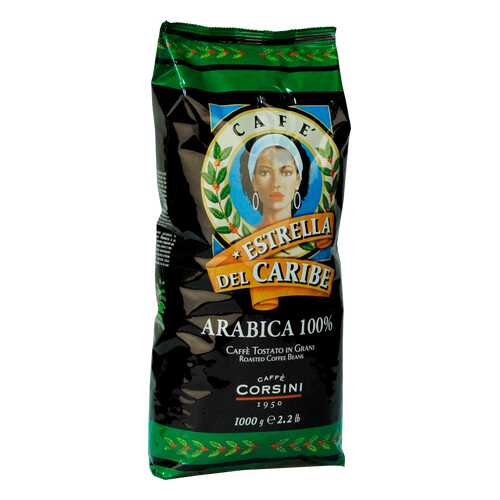 Кофе Caffe Corsini Estrella Del Caribe в зернах 1000 г в Лукойл