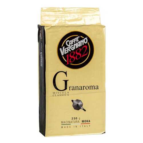 Кофе Caffe Vergnano granaroma жареный молотый 250 г в Лукойл