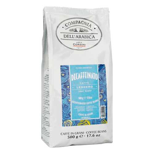 Кофе Compagnia Dell`Arabica Decaffeinato в зернах 500 г в Лукойл