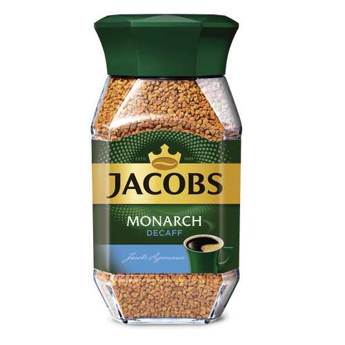 Кофе Jacobs monarch decaf без кофеина 95 г в Лукойл