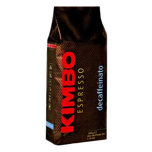 Кофе Kimbo эспрессо натуральный жареный в зернах без кофеина 500 г в Лукойл