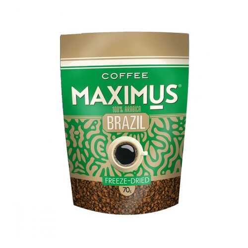 Кофе Maximus Brazil растворимый 70 г в Лукойл