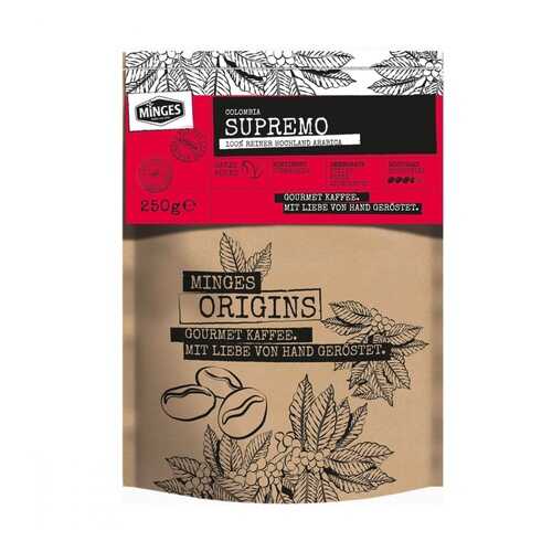 Кофе Minges Origins Colombia Supremo в зернах 250 г в Лукойл