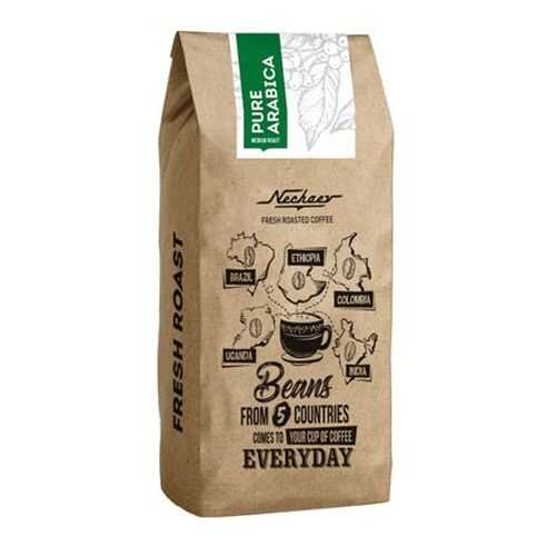Кофе Nechaev Pure Arabica в зернах свежей обжарки 500 г в Лукойл
