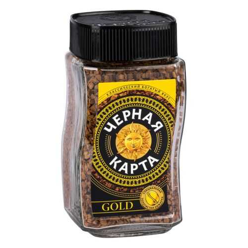 Кофе растворимый Черная карта gold 95 г в Лукойл