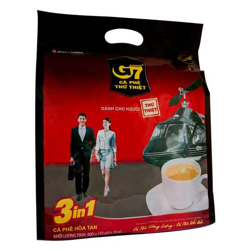 Кофе растворимый G7 3in1 50 пак*16 г в Лукойл