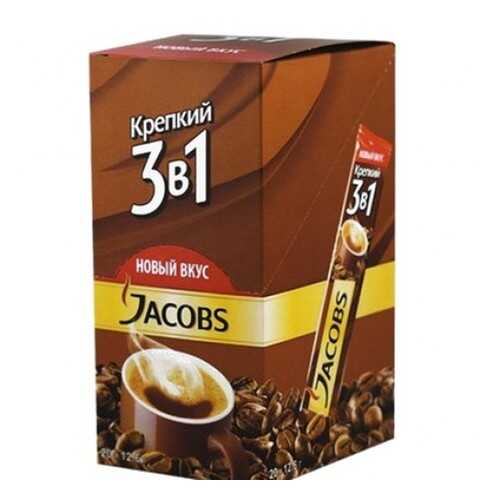 Кофе растворимый Jacobs 3в1 крепкий 24*12 г в Лукойл