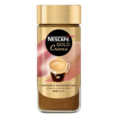 Кофе растворимый Nescafe gold crema стеклянная банка 95 г в Лукойл