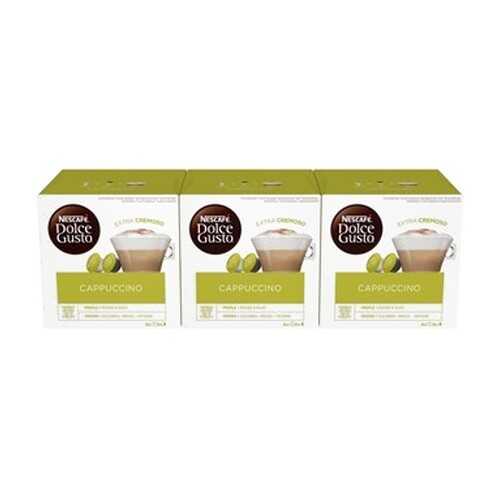 Кофе в капсулах Nescafe Dolce Gusto Капучино 3 штуки по 16 капсул в Лукойл