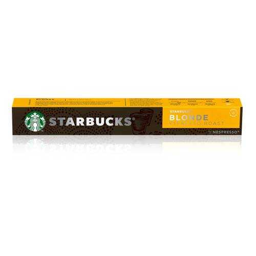 Кофе в капсулах Starbucks Blonde Espresso Roast стандарта Nespresso 10 шт в Лукойл