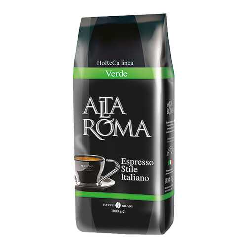 Кофе в зернах Alta Roma verde 1000 г в Лукойл