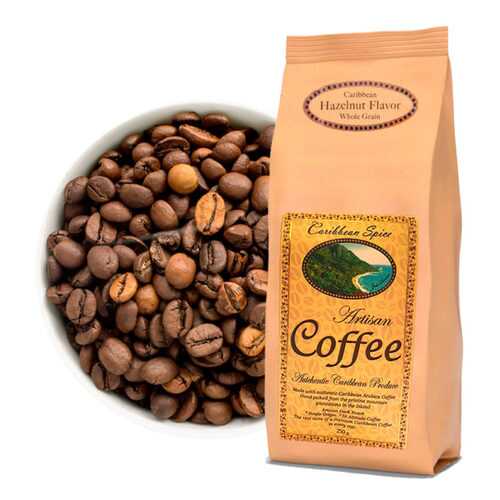 Кофе в зернах Caribbean Spice Artisan Kosher Coffee Hazelnut Grain лесной орех 250 г в Лукойл