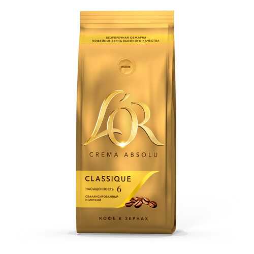 Кофе в зернах LOR crema absolu classique 230 г в Лукойл