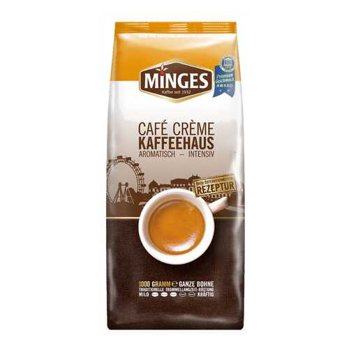 Кофе в зернах Minges cafe creme kaffeehaus 1000 г в Лукойл
