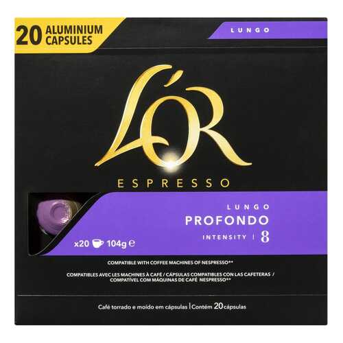 LOR Espresso Lungo Profondo 20шт в Лукойл
