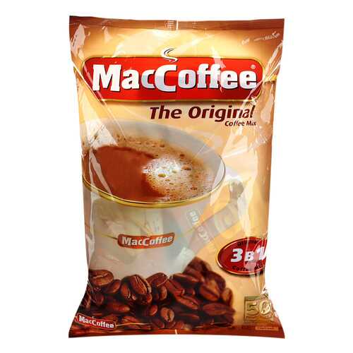 Напиток MacCoffe кофейный original 3в1 растворимый 20 г 50 пакетиков в Лукойл