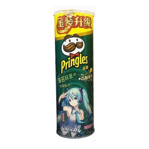 Чипсы Pringles со вкусом Васаби и водоросли Нори 110г,туба в Лукойл